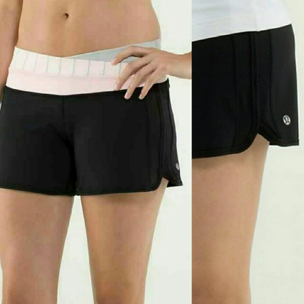 Lululemon Astro black workout shorts size 4